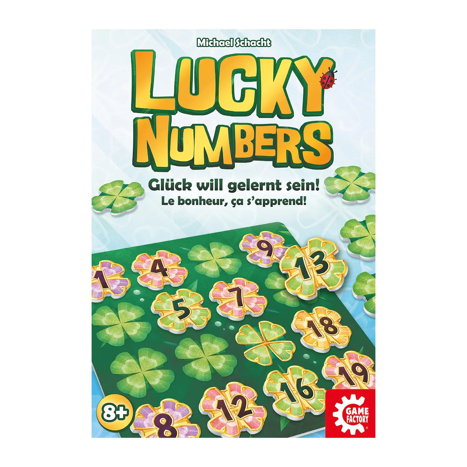 Game Factory Lucky Numbers Legespiel für 1-4 Spieler