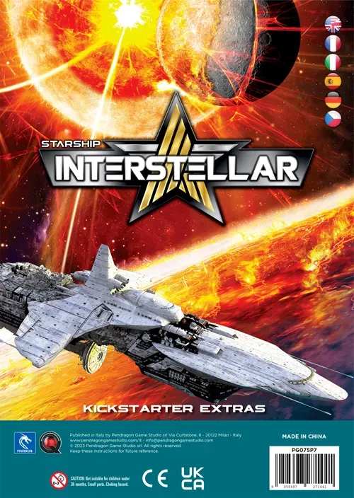 Pendragon Starship Interstellar Stretch Goals Erweiterung limitiert
