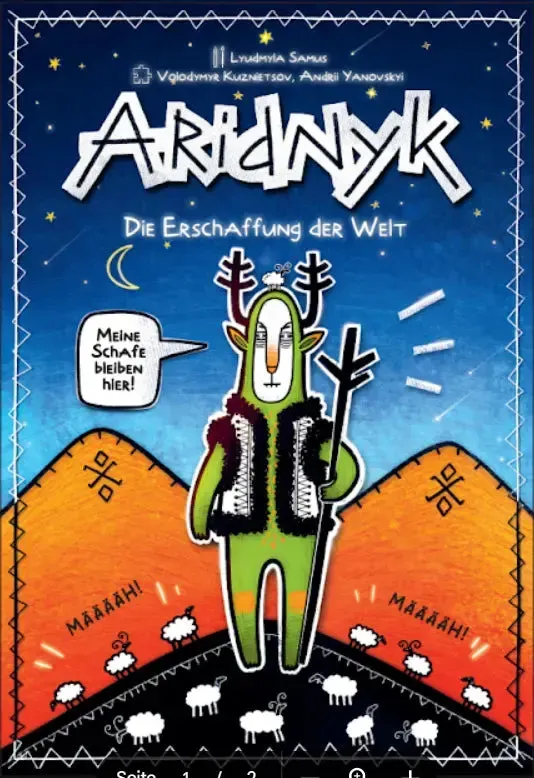 Koalla Aridnyk Brettspiel Grundspiel 1-4 Spieler Karpaten