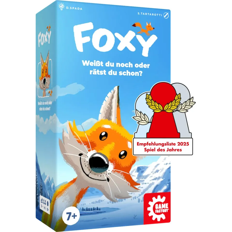 Game Factory Foxy Merkspiel Fluffy Animals abwischbar