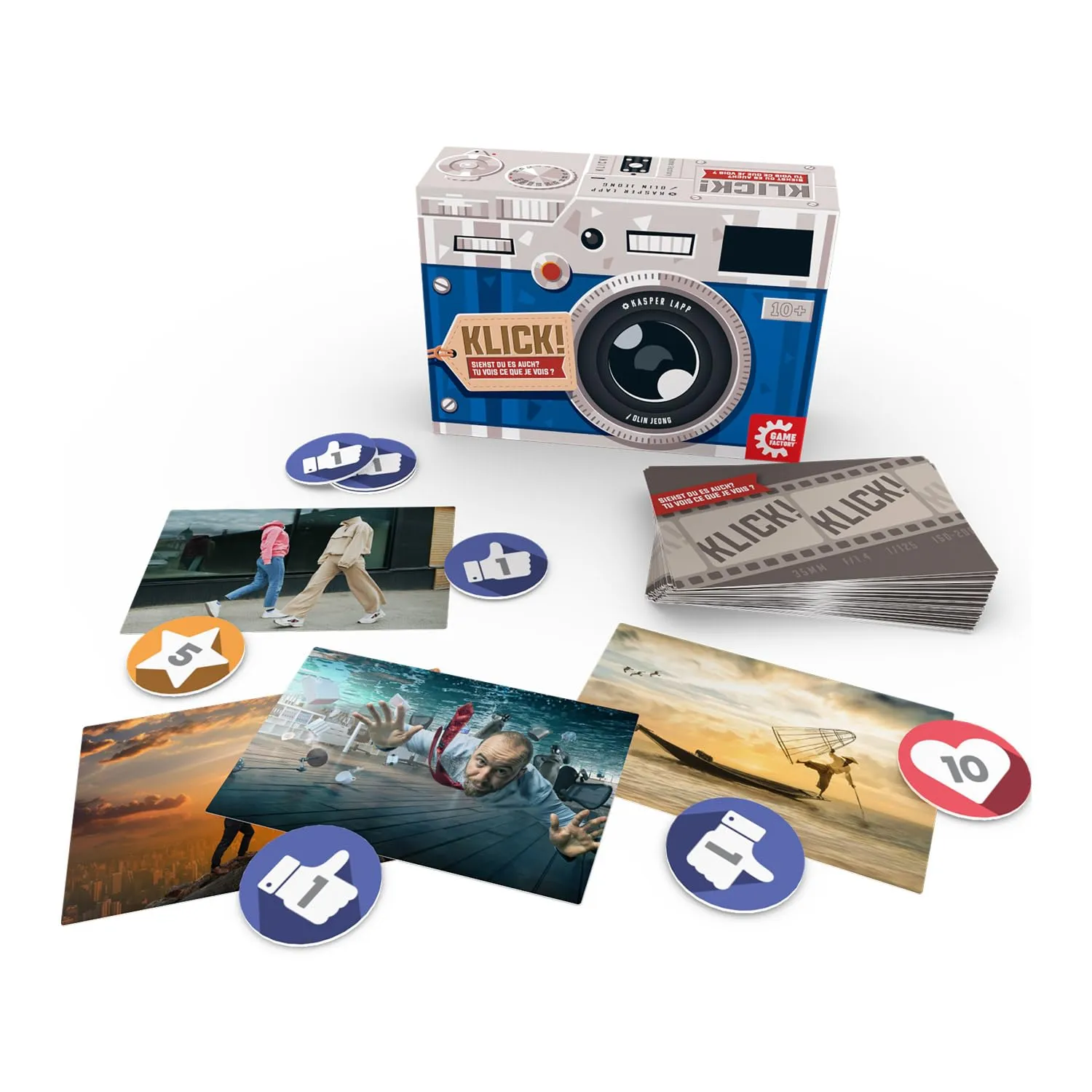 Game Factory Klick Siehst du es auch Partyspiel 3-5 Spieler