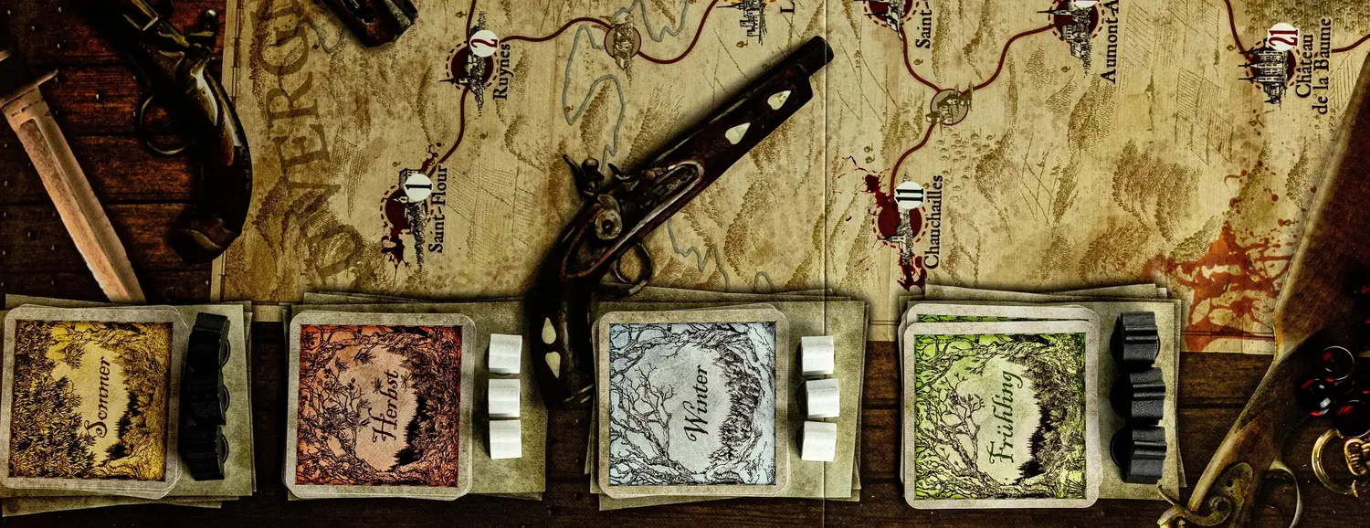 Koalla La Bête Die Bestie Brettspiel asymmetrisch Ermittler