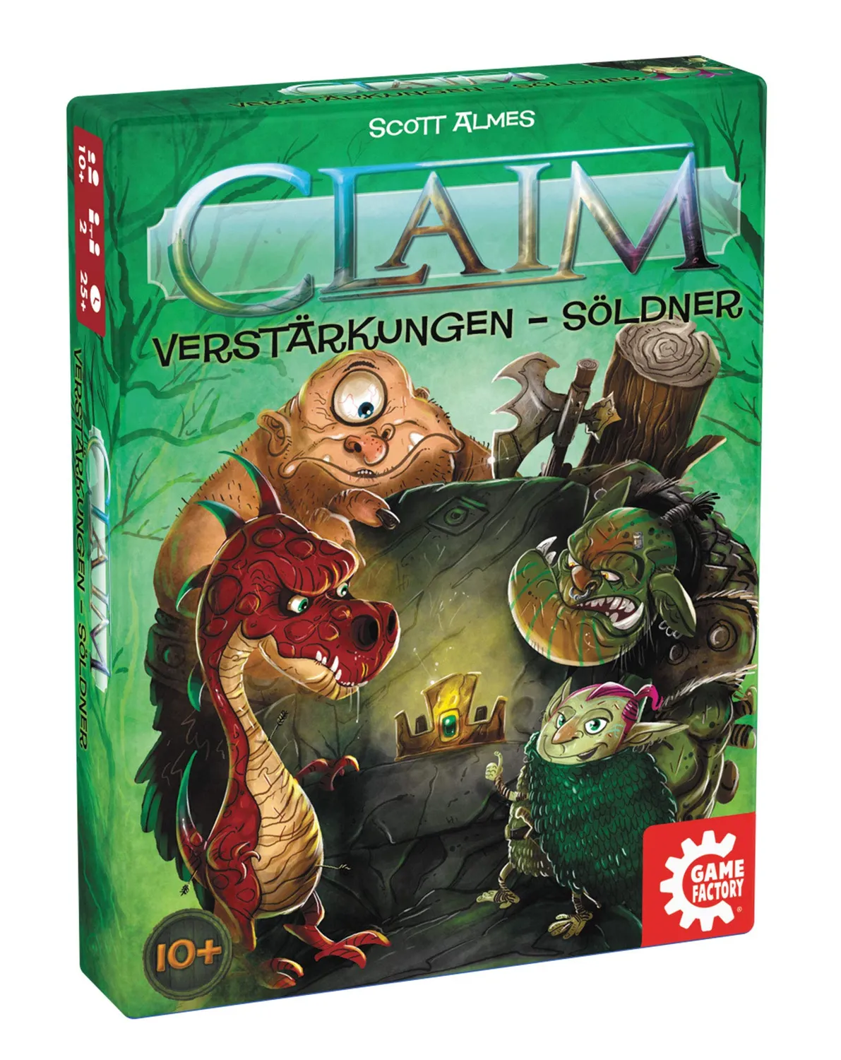 Game Factory Claim 2 Stichspiel für 2 Spieler