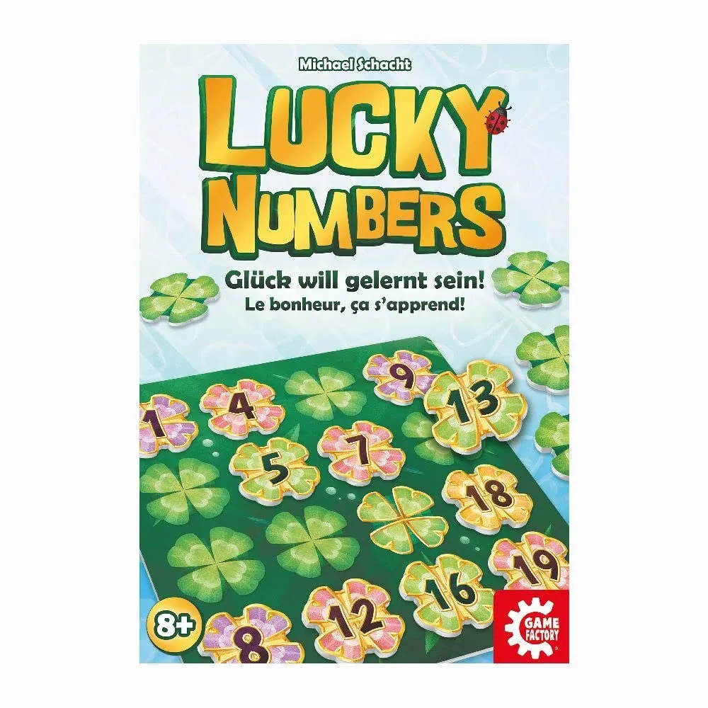 Game Factory Lucky Numbers Legespiel für 1-4 Spieler