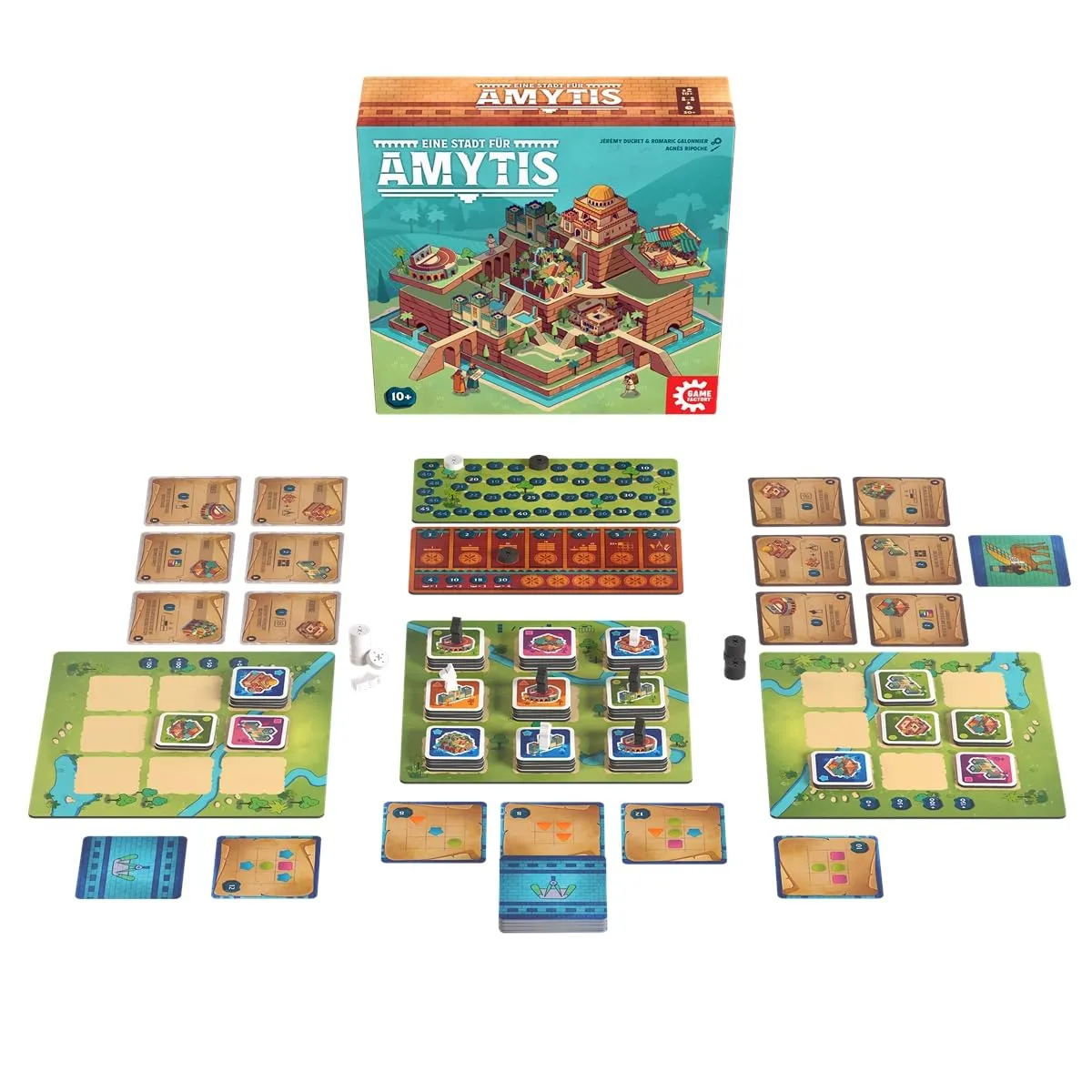 Game Factory Eine Stadt für Amytis Duellspiel taktisch