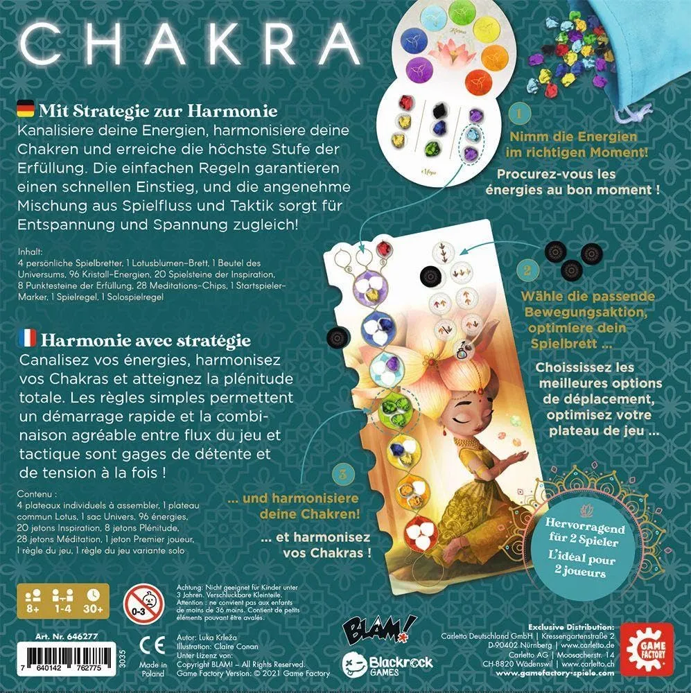 Game Factory Chakra 646277 Brettspiel Grundspiel