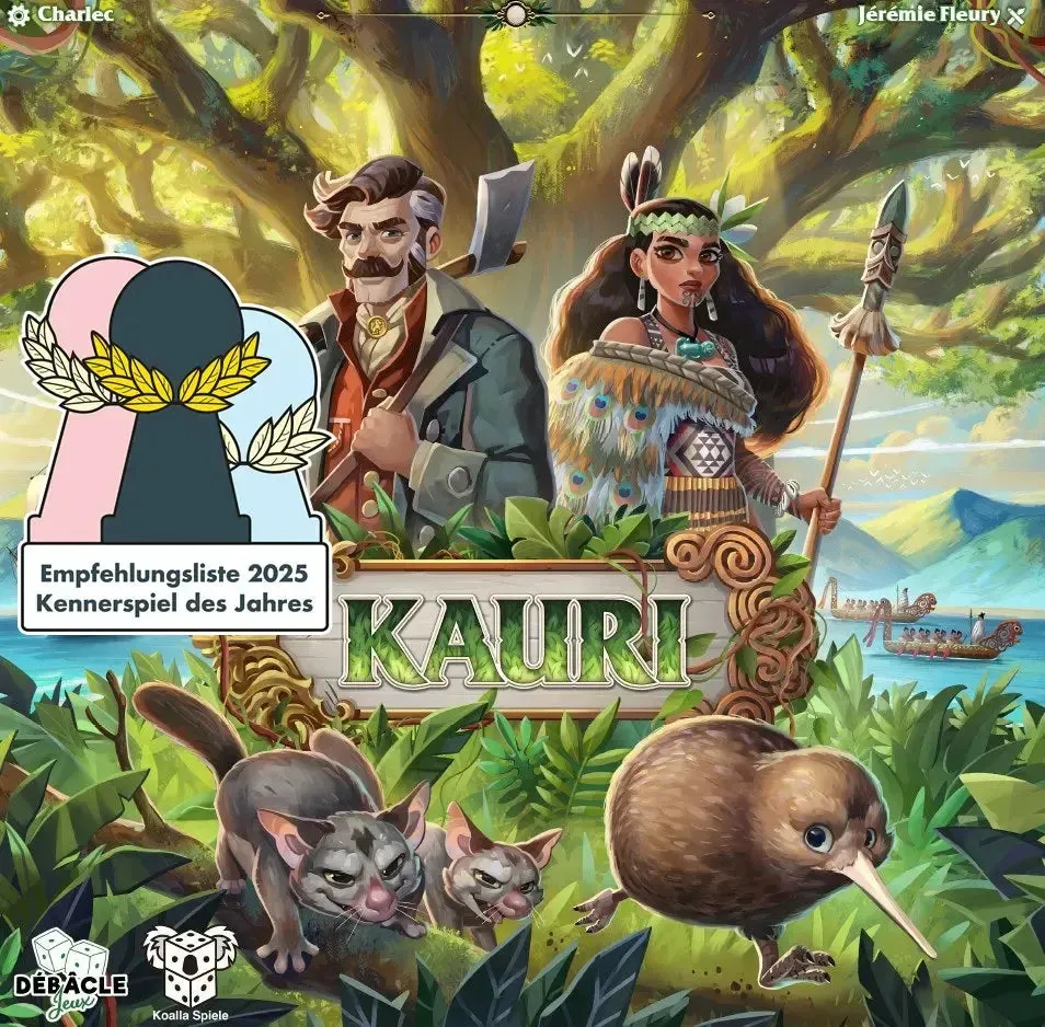 Koalla Kauri Brettspiel Grundspiel 2-4 Spieler asymmetrisch