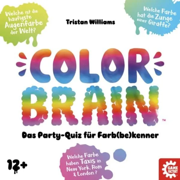 Game Factory Color Brain 646234 Partyspiel Quiz