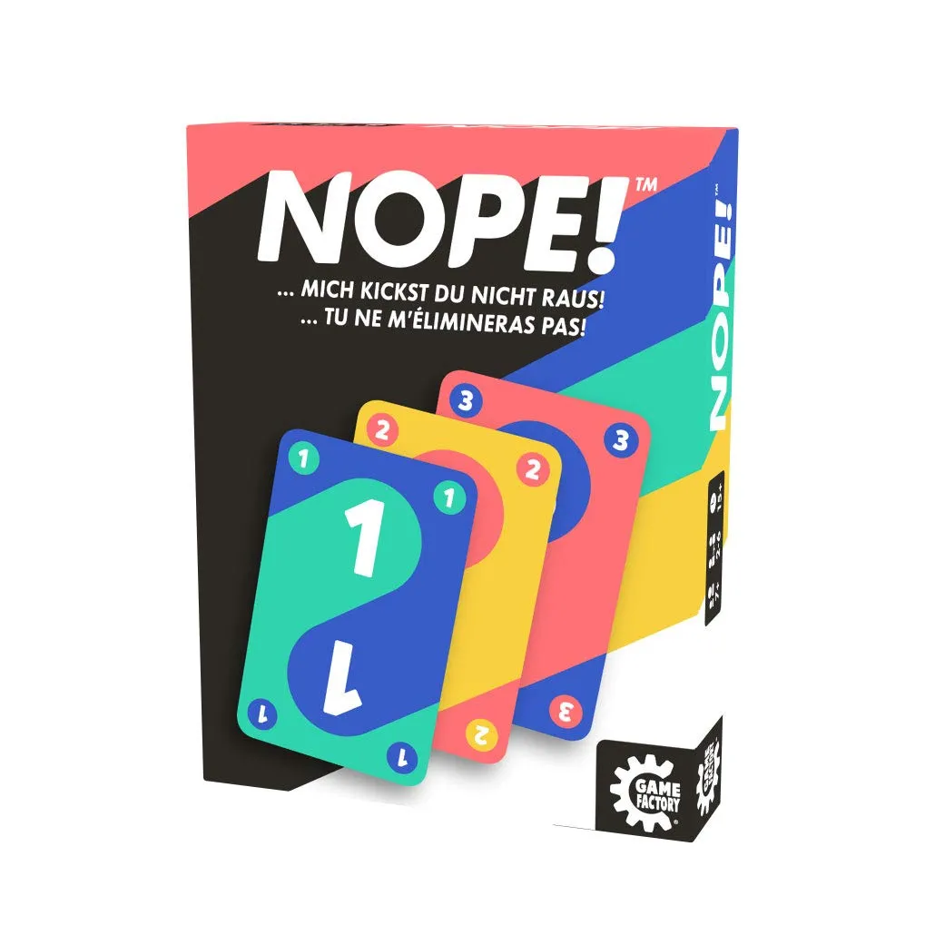 Game Factory Nope! Kartenspiel Retro-Edition
