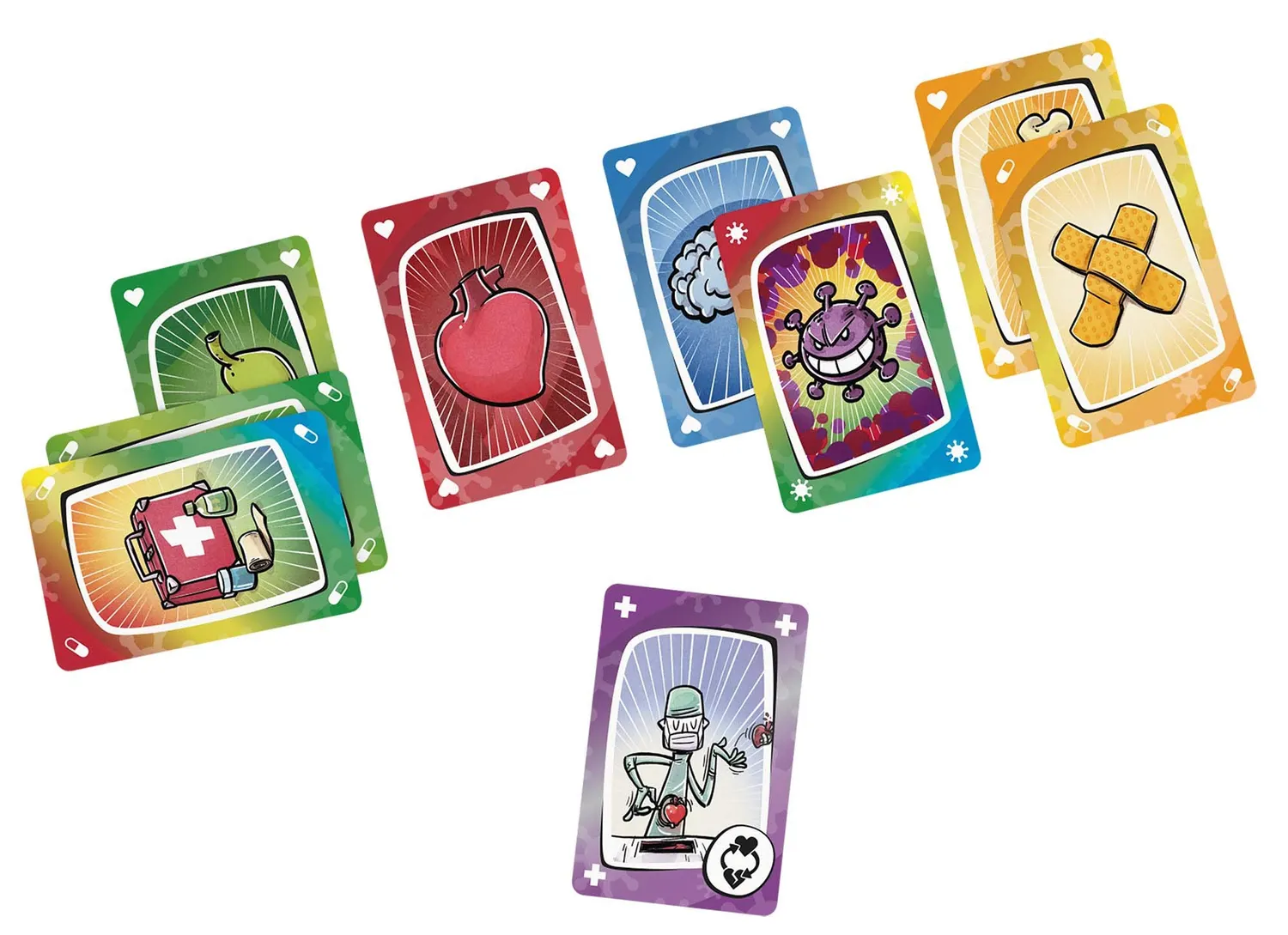 Game Factory Virus! Kartenspiel 2-6 Spieler ab 8 Jahre