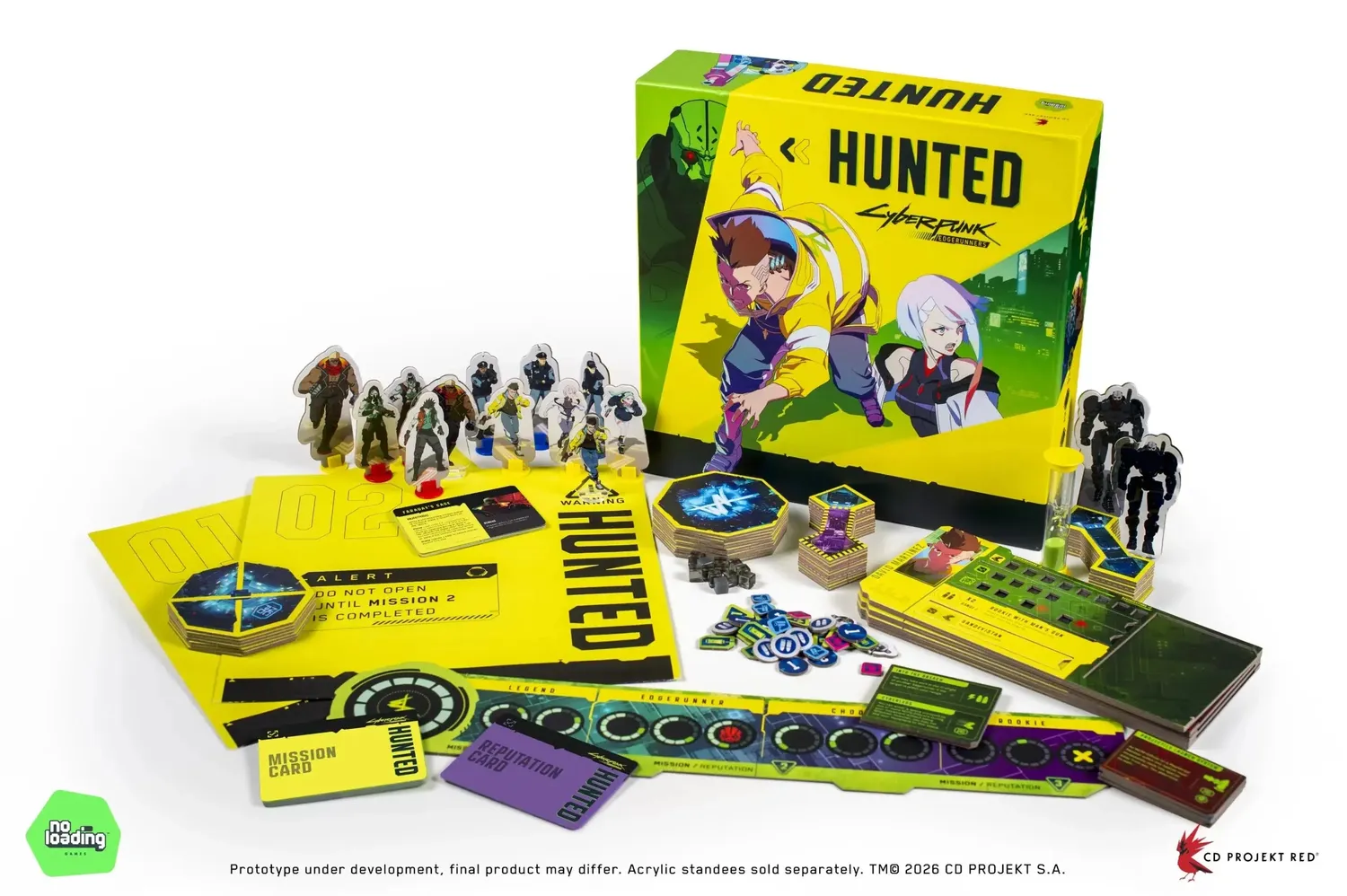 Koalla Cyberpunk Hunted Brettspiel Grundspiel + Promo Echtzeit-Koop