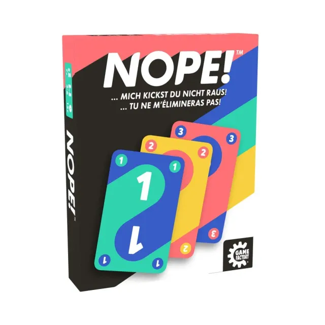 Game Factory Nope! Kartenspiel Retro-Edition