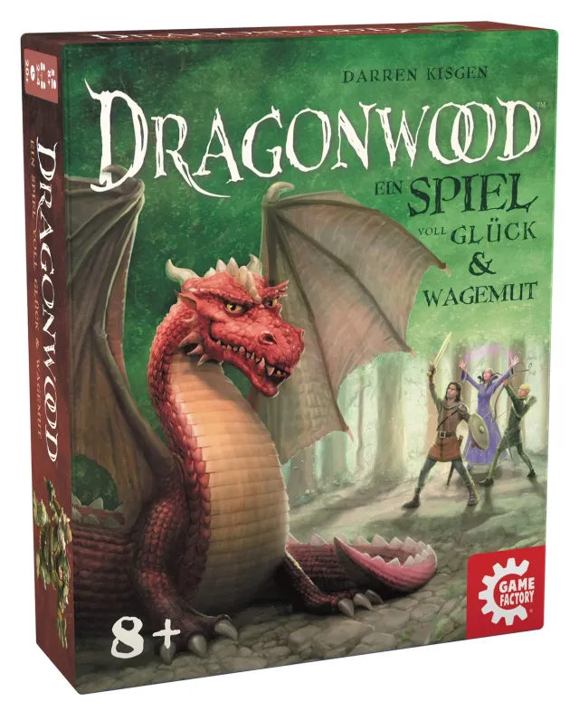 Game Factory Dragonwood 646213 Kartenspiel mit Würfeln