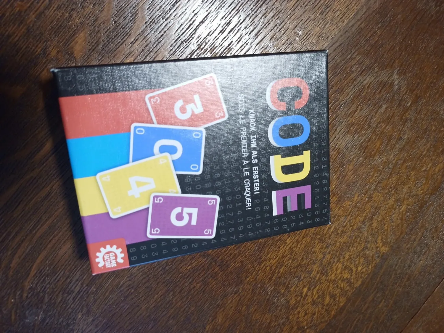 Game Factory Code Kartenspiel ab 8 Jahren 2-8 Spieler