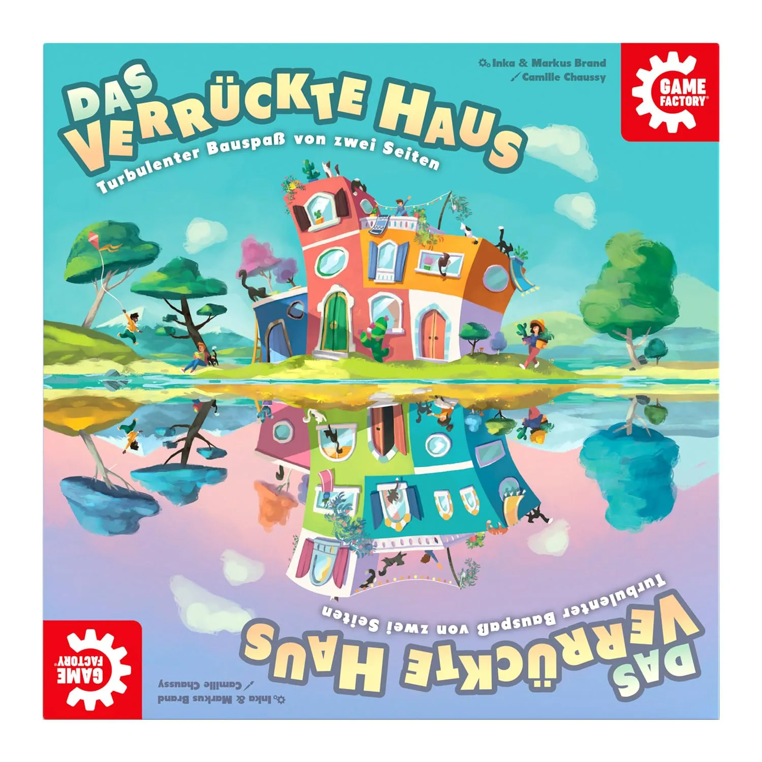 Game Factory Das verrückte Haus 646312 Bauspiel 2-6 Spieler Team