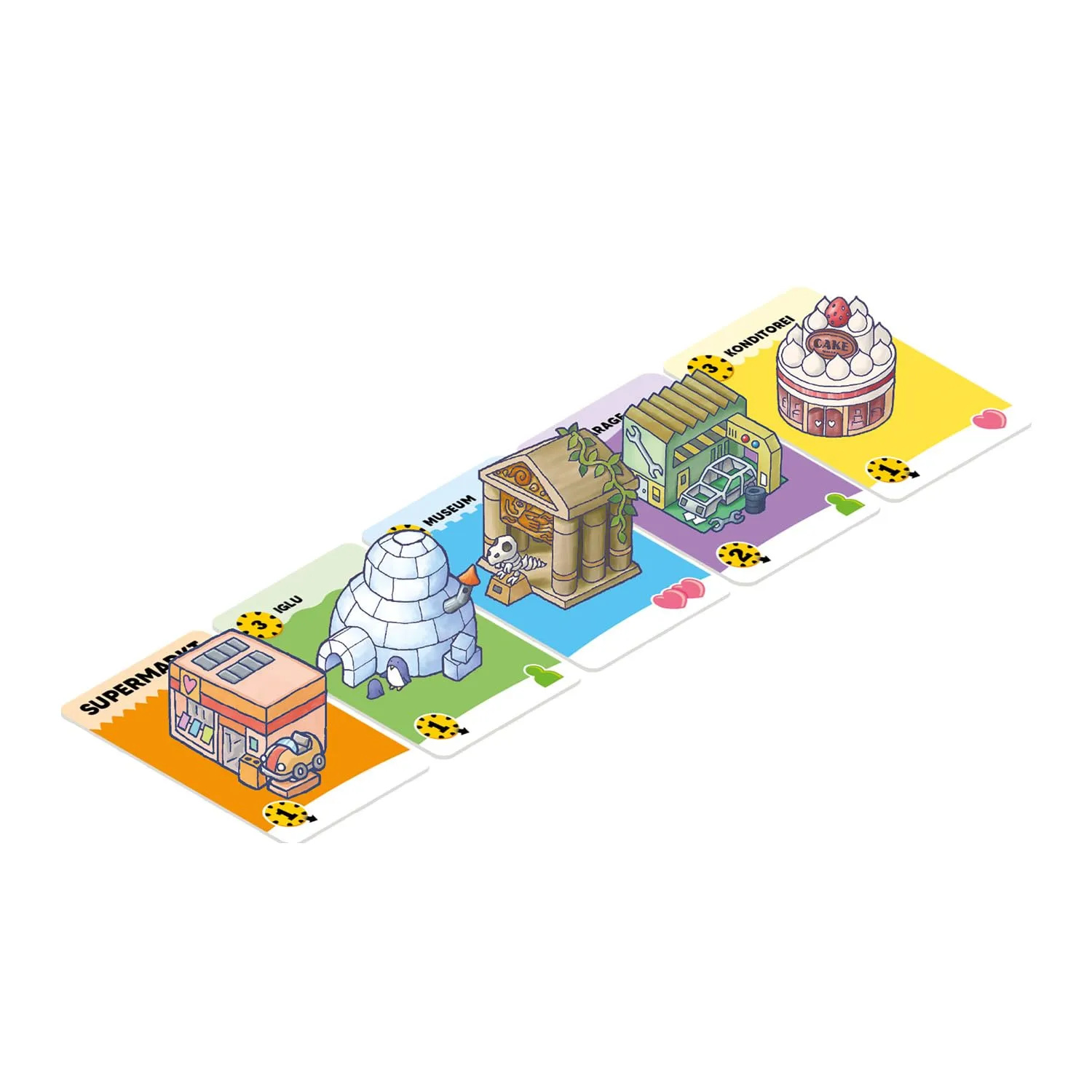 Game Factory Happy City Legespiel 2-5 Spieler