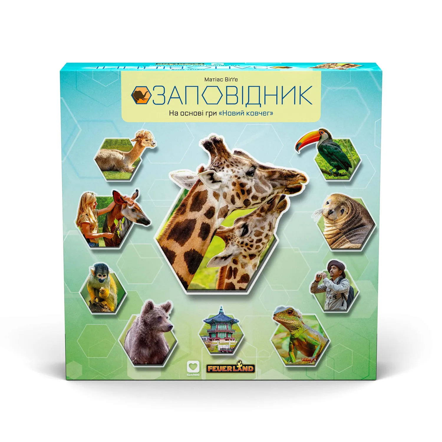 IGames Sanctuary Brettspiel Zoo Legespiel