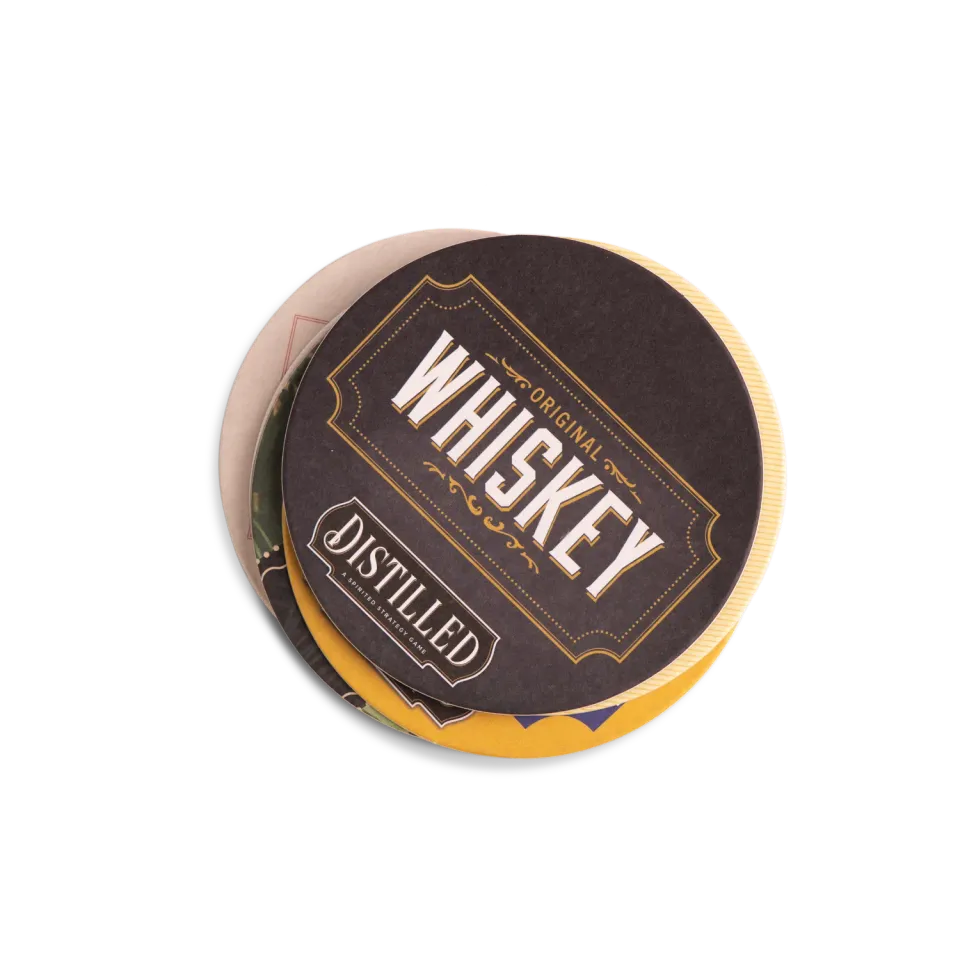 Paverson Games Distilled Coasters Untersetzer 8er Spirituosen