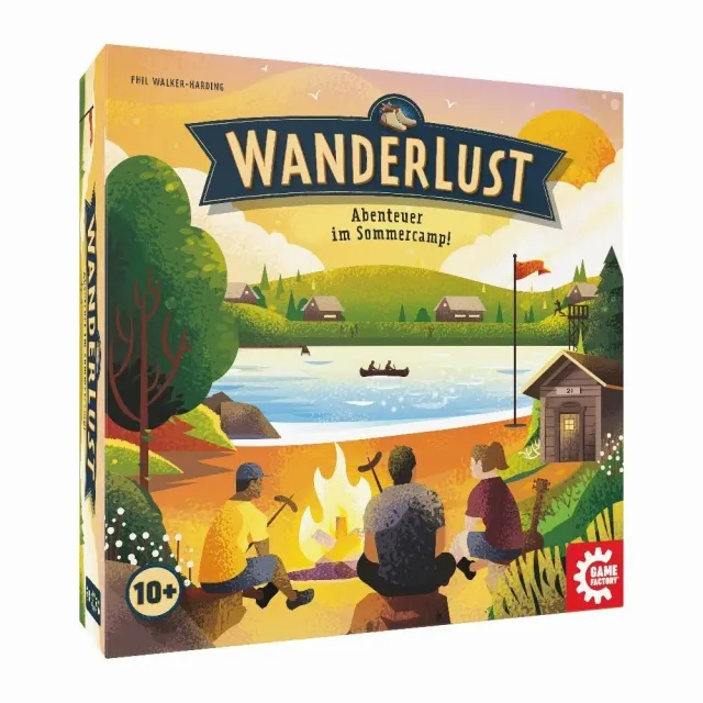 Game Factory Wanderlust Brettspiel Abenteuer im Sommercamp Deckbuilding