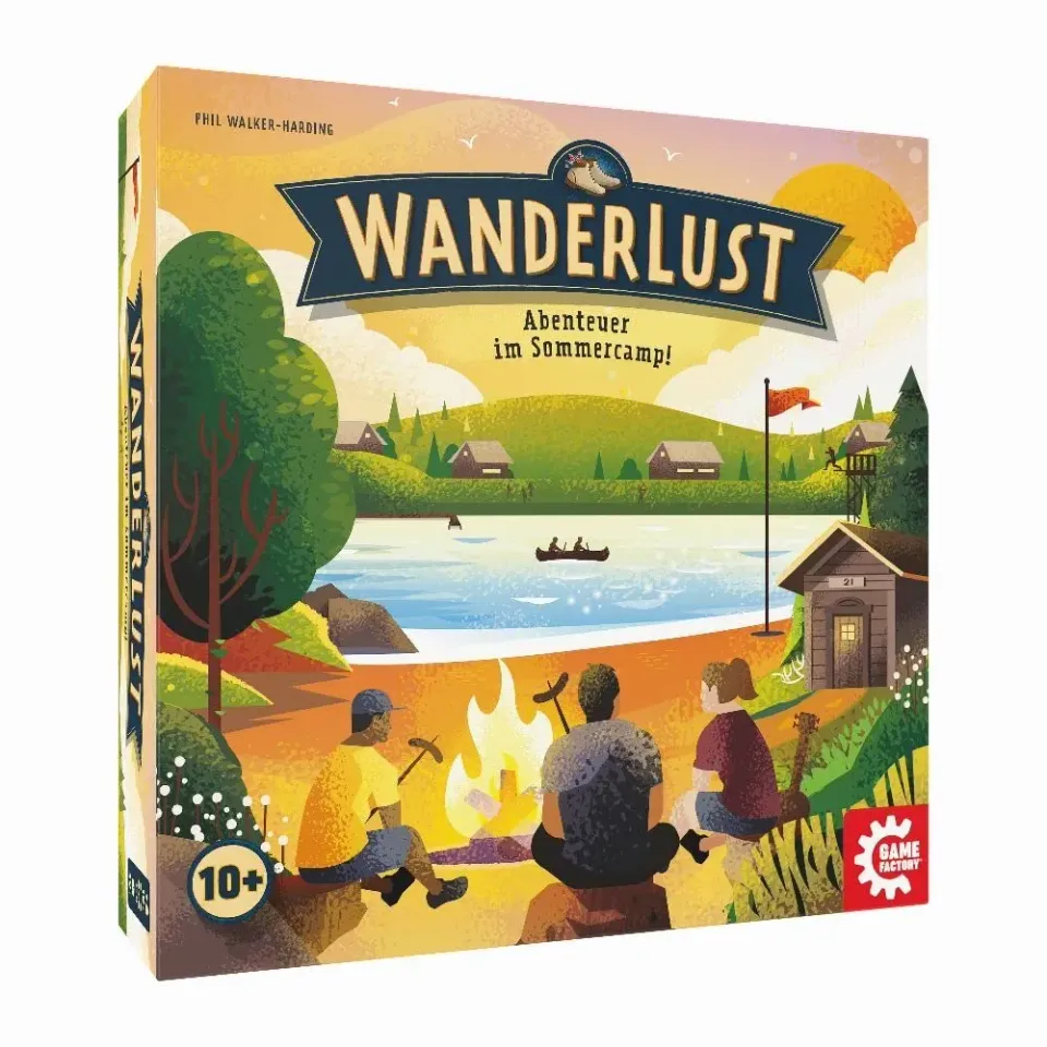 Game Factory Wanderlust Brettspiel Abenteuer im Sommercamp Deckbuilding