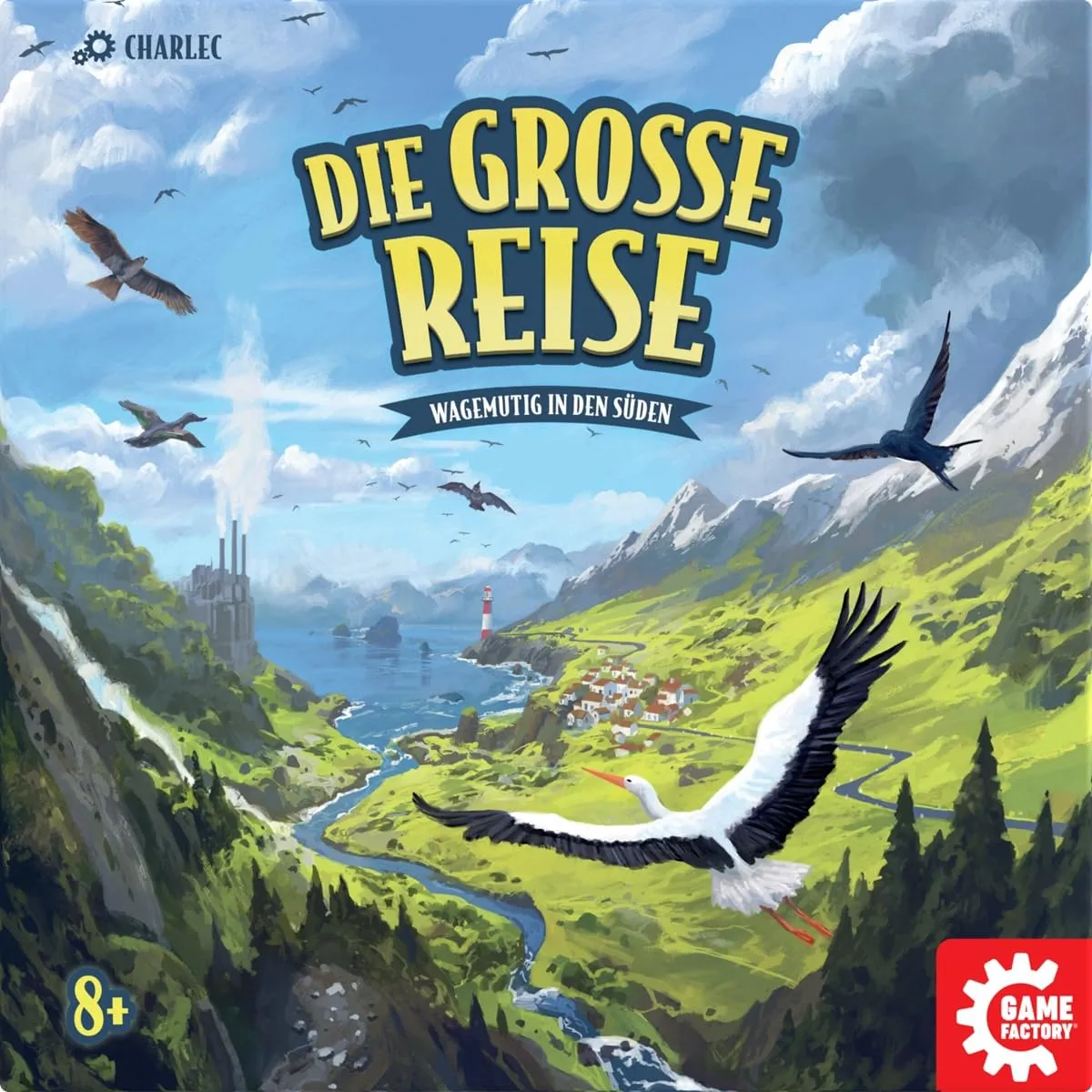 Game Factory Die Große Reise Familienspiel 2-8 Spieler