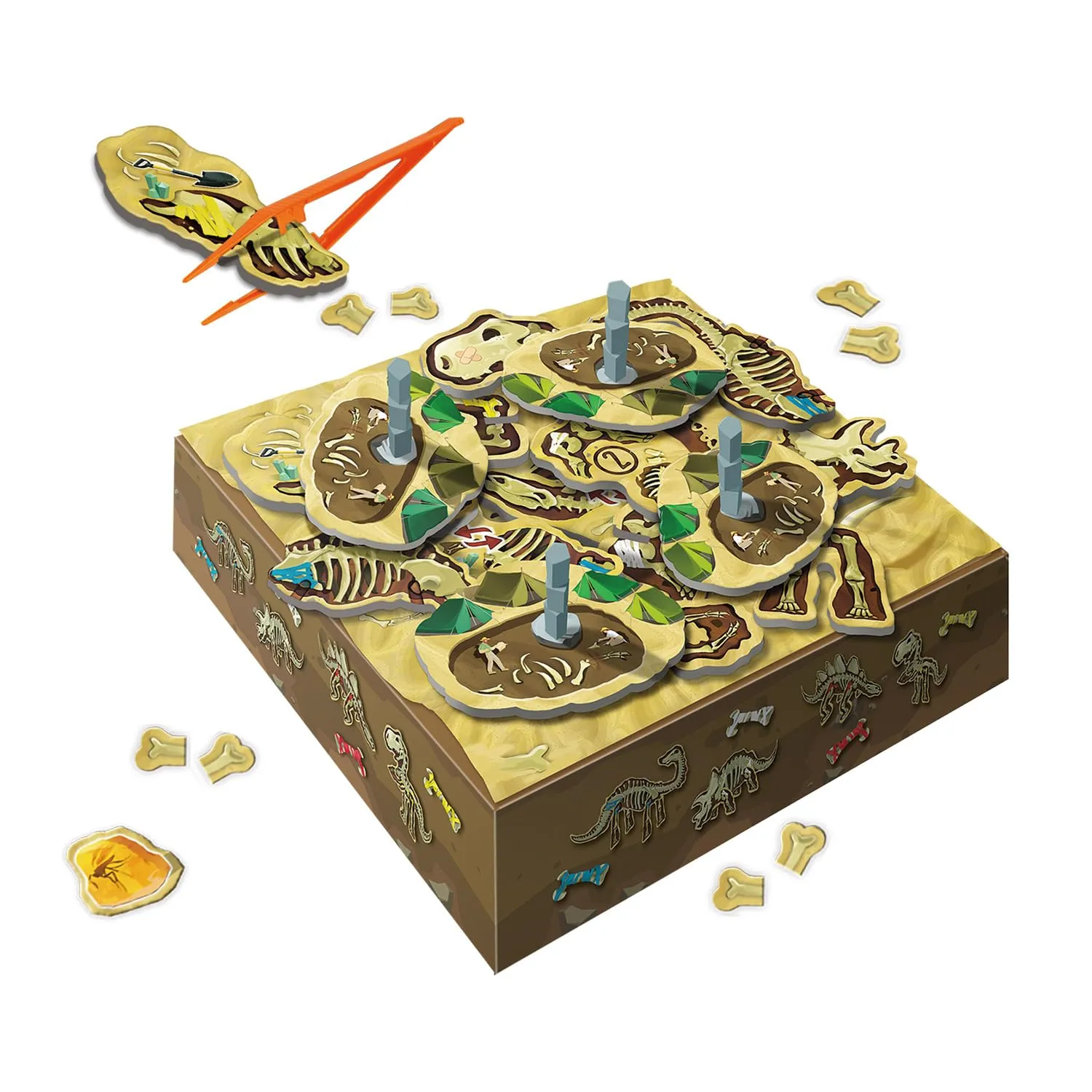 Game Factory Mixosaurus Geschicklichkeitsspiel 2-4 Spieler Dino