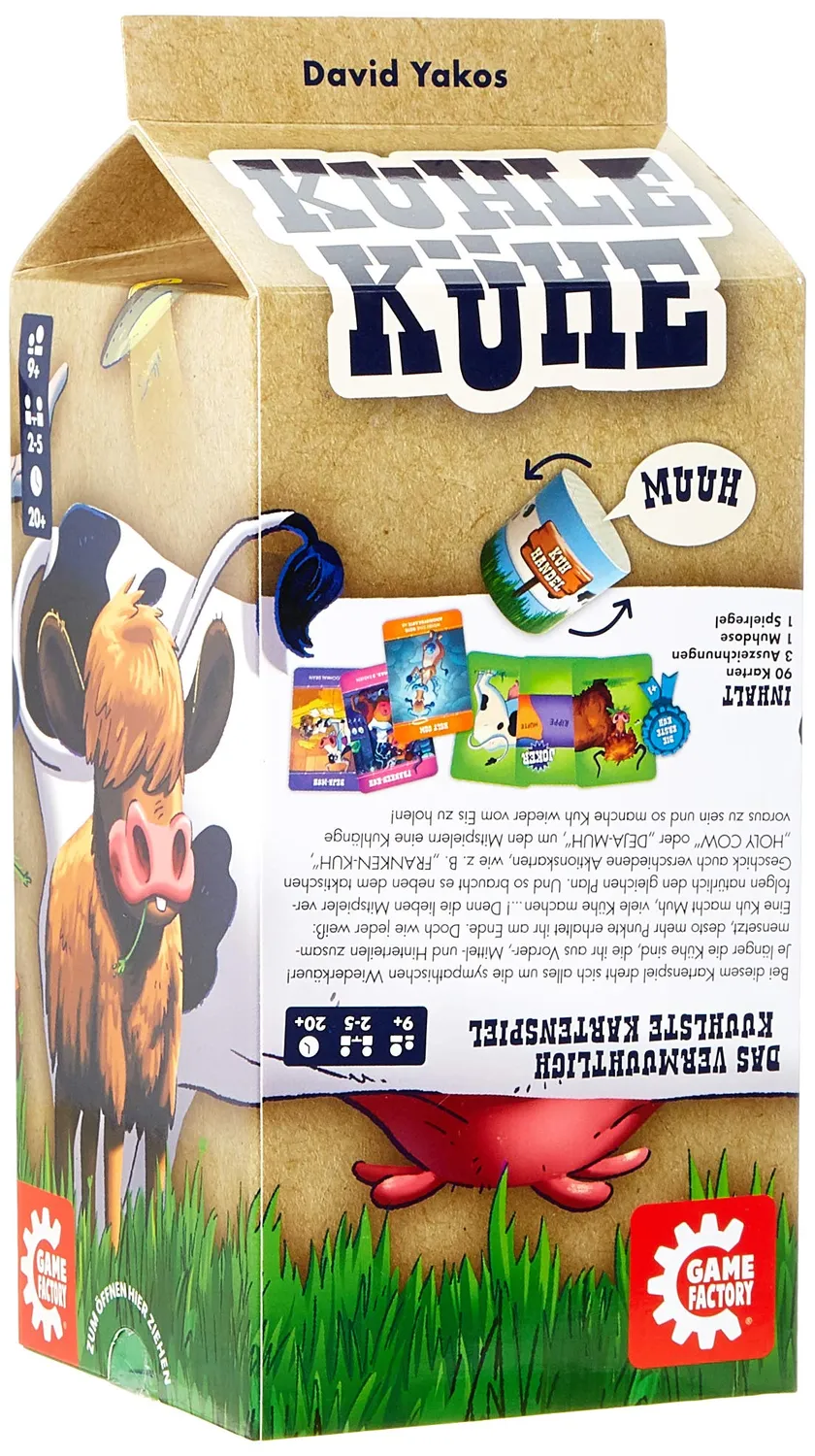Game Factory Kuhle Kühe Kartenspiel ab 9 Jahren