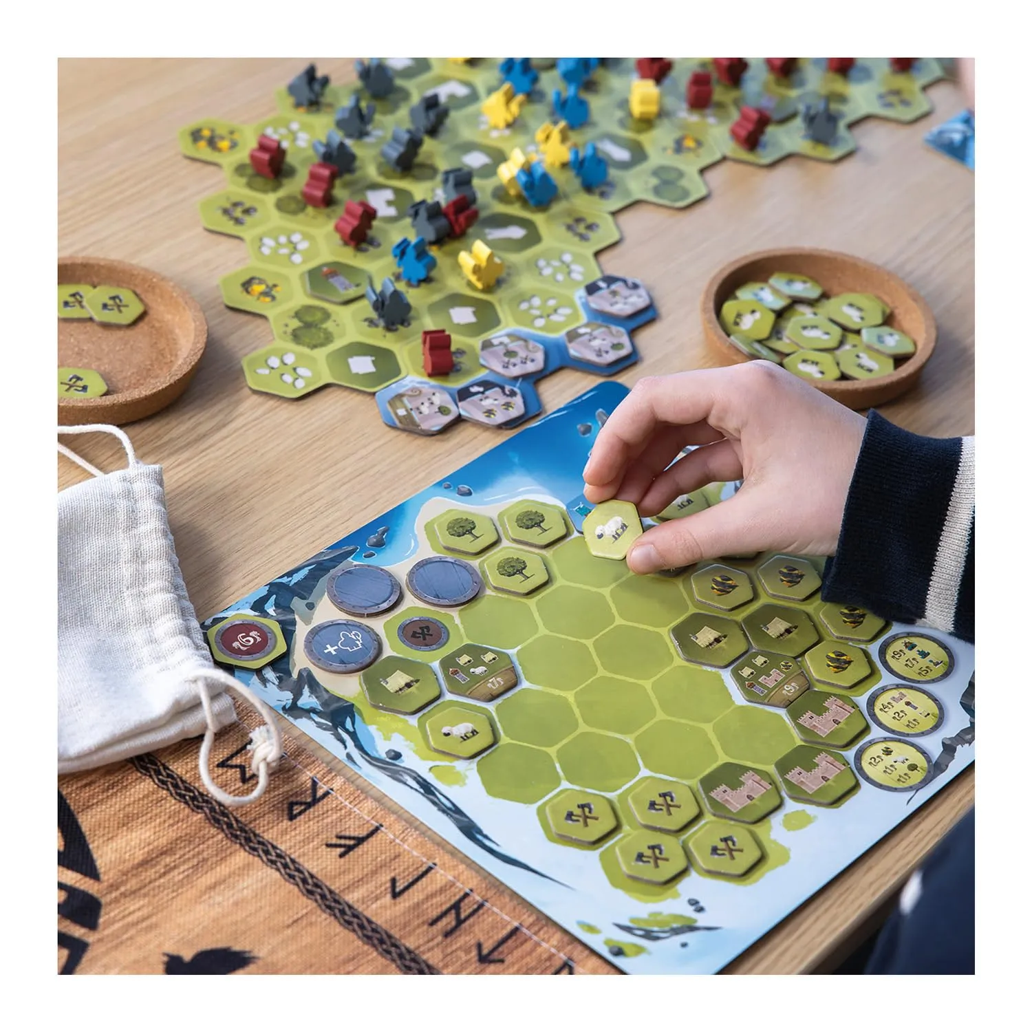 Game Factory Neuland 646080 Familienspiel Strategie Wikinger