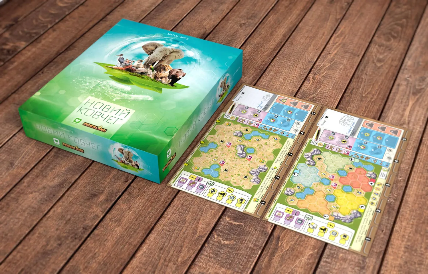 IGames Ark Nova Brettspiel ukrainische Ausgabe Zoo