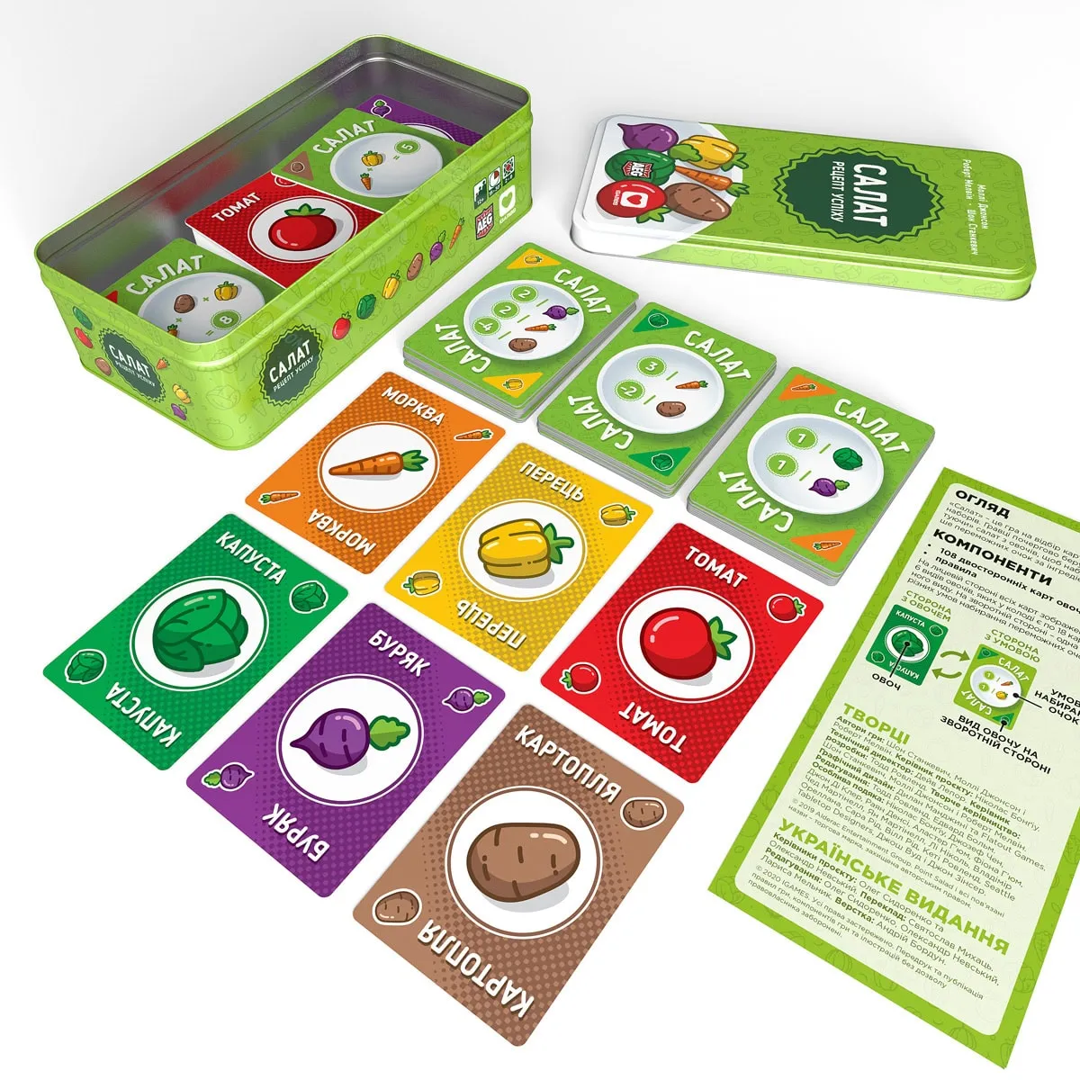IGames Salat Kartenspiel Familien Rezept Erfolg