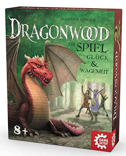 Game Factory Dragonwood 646213 Kartenspiel mit Würfeln