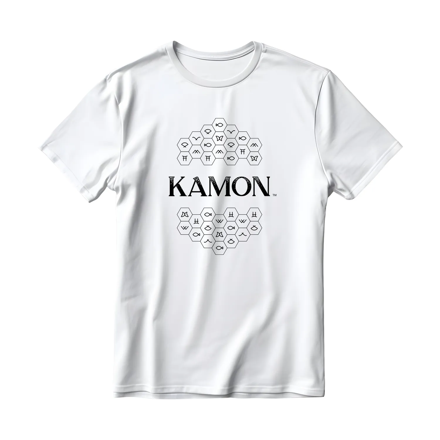 Cosmoludo Kamon T-Shirt weiß Baumwolle