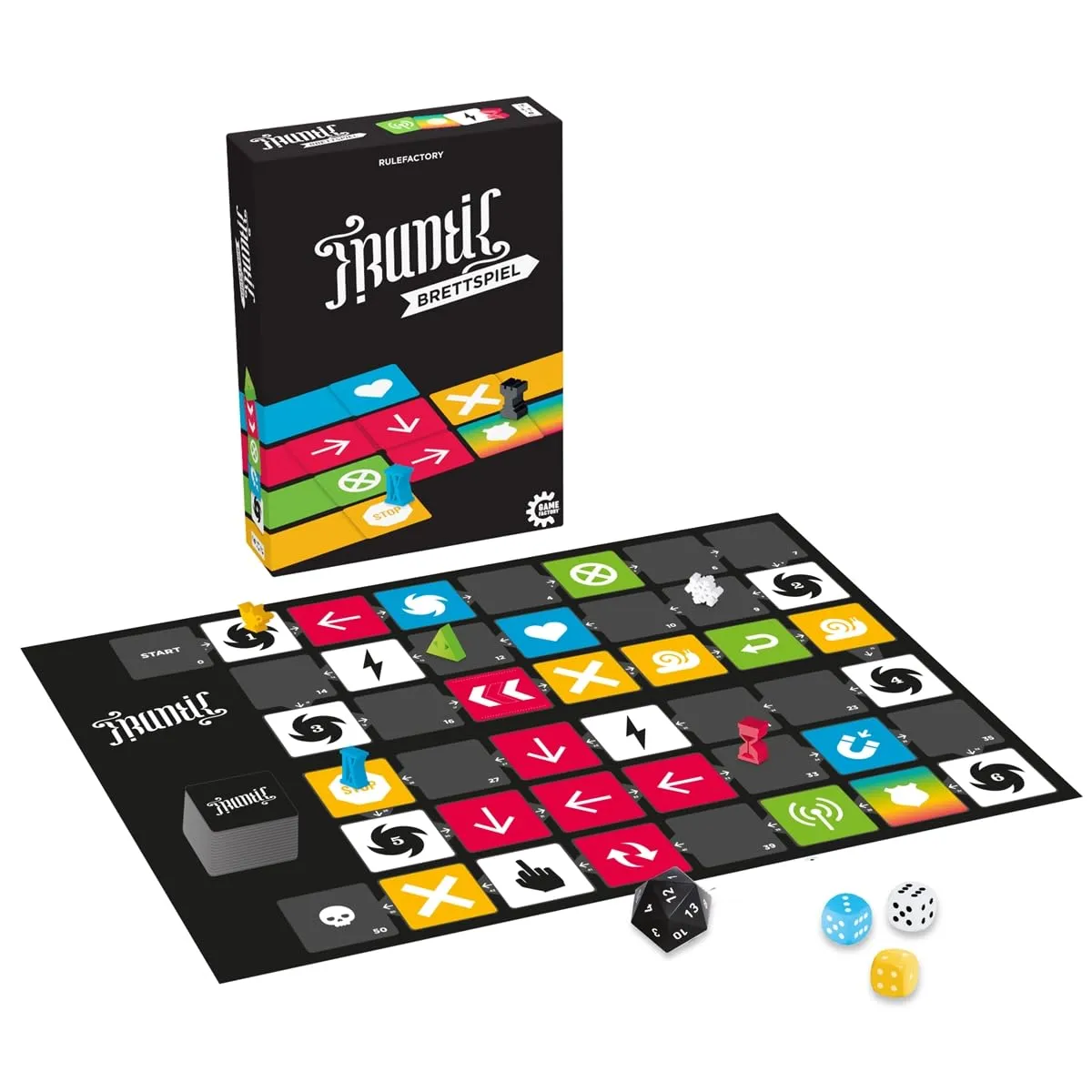 Game Factory Frantic Brettspiel für 2-6 Spieler