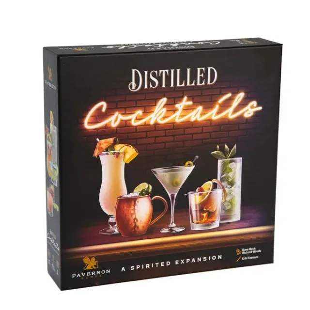 Paverson Games Distilled Cocktails Erweiterung Big-Box Spirituosen