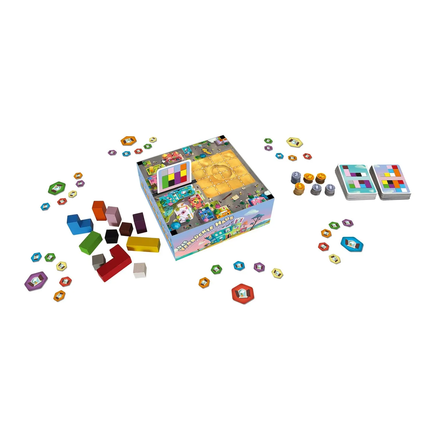 Game Factory Das verrückte Haus 646312 Bauspiel 2-6 Spieler Team