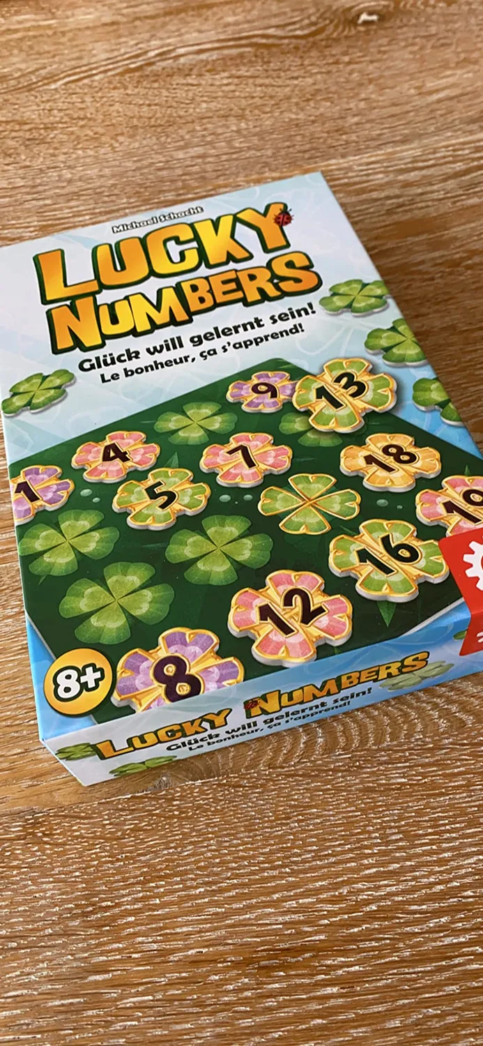 Game Factory Lucky Numbers Legespiel für 1-4 Spieler