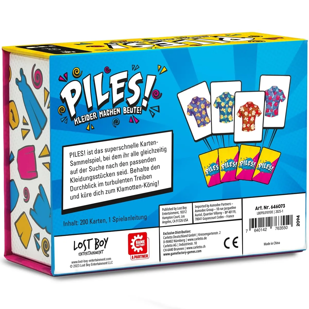 Game Factory Piles 646073 Kartenspiel Sammelspiel schnell