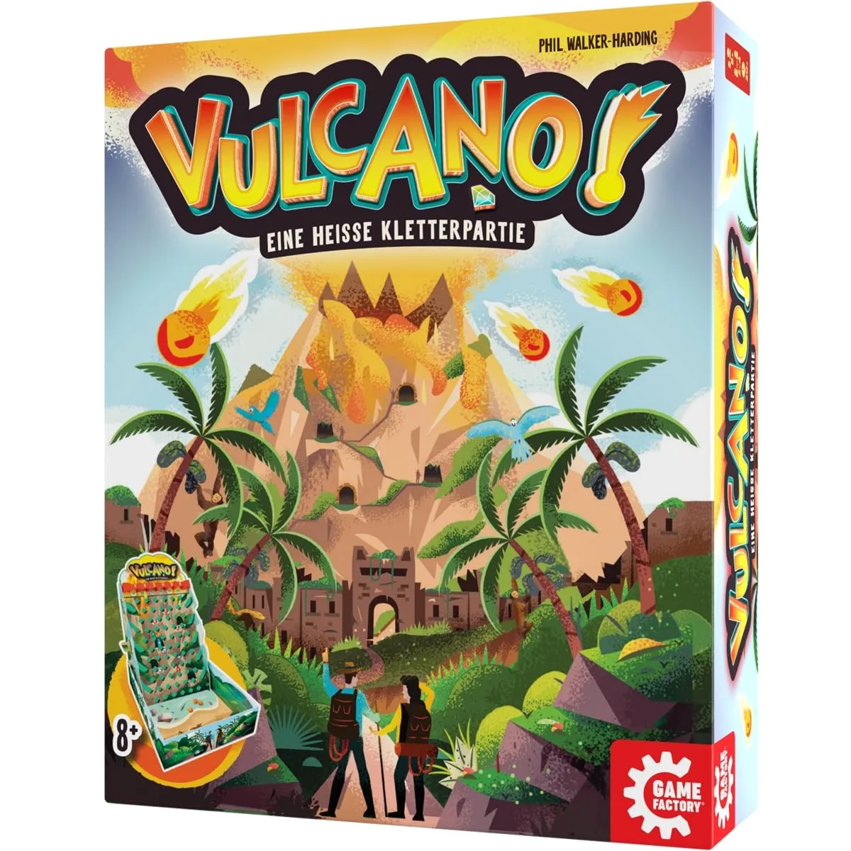 Game Factory Vulcano 646065 Familienspiel 3D-Vulkan