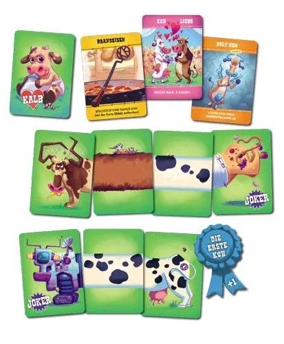 Game Factory Kuhle Kühe Kartenspiel ab 9 Jahren