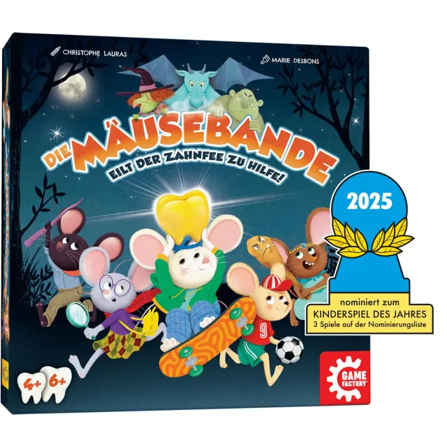 Game Factory Die Mäusebande Kinderspiel 2-5 Spieler kooperativ