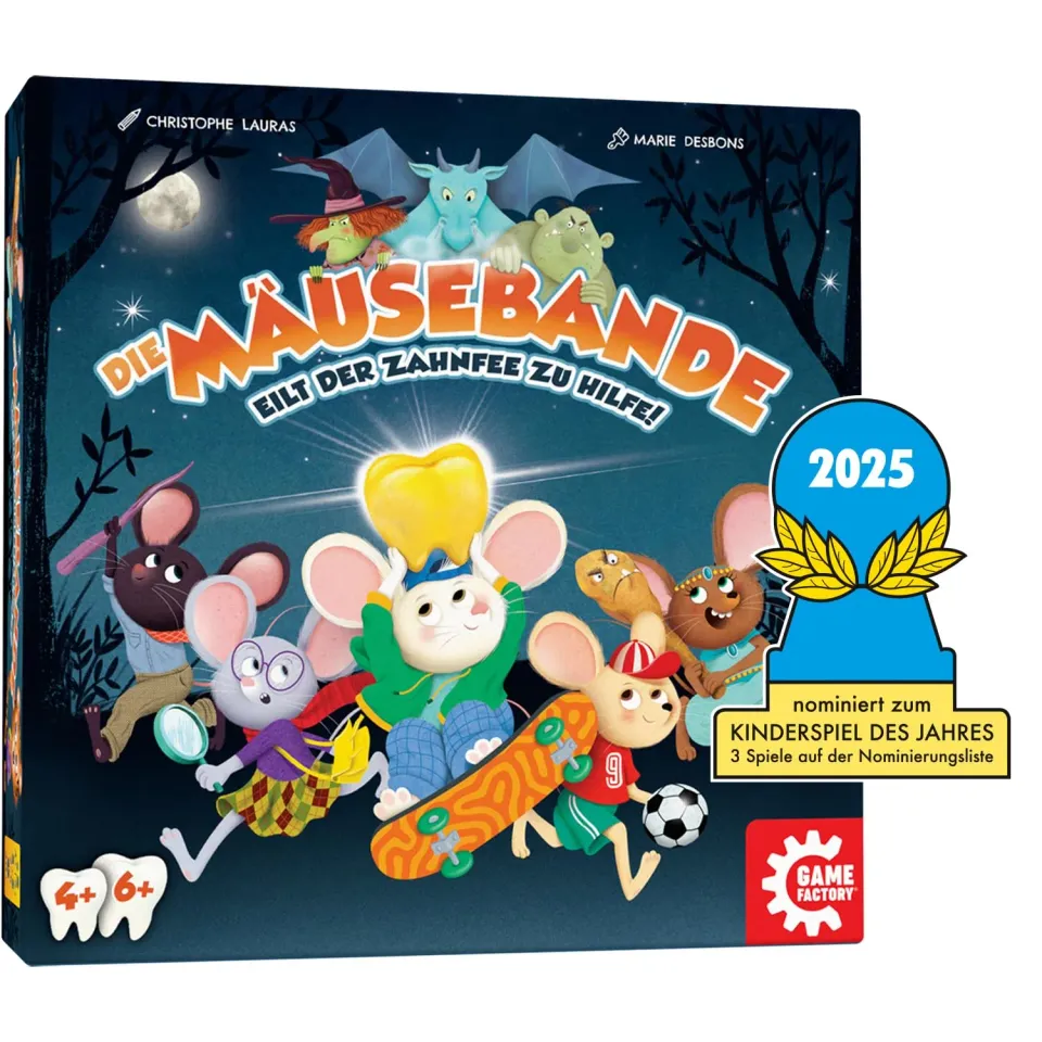 Game Factory Die Mäusebande Kinderspiel 2-5 Spieler kooperativ