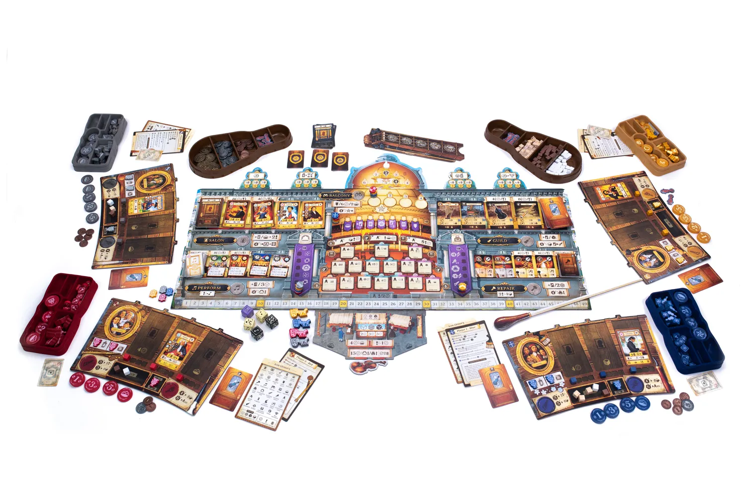 Paverson Luthier Deluxe Edition Brettspiel 1-4 Spieler Strategie