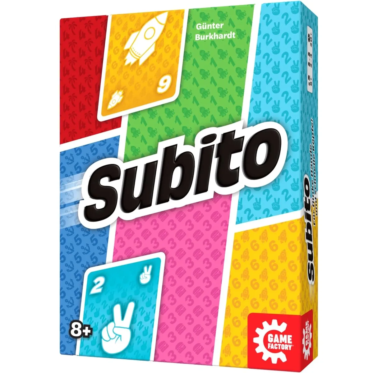 Game Factory Subito 646064 Kartenspiel 2-4 Spieler schnell