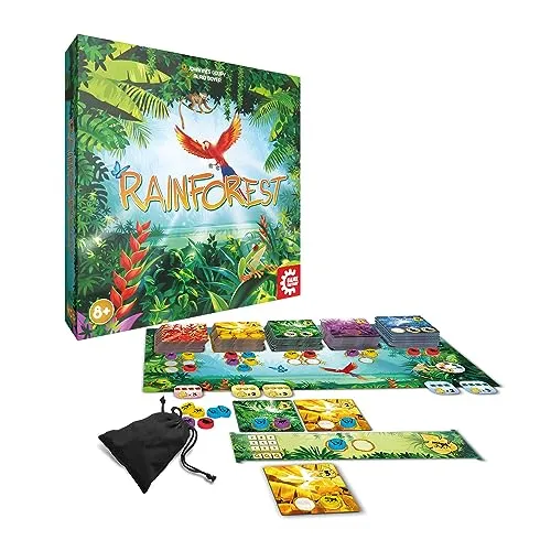 Game Factory Rainforest Legespiel Familienspiel farbenfroh