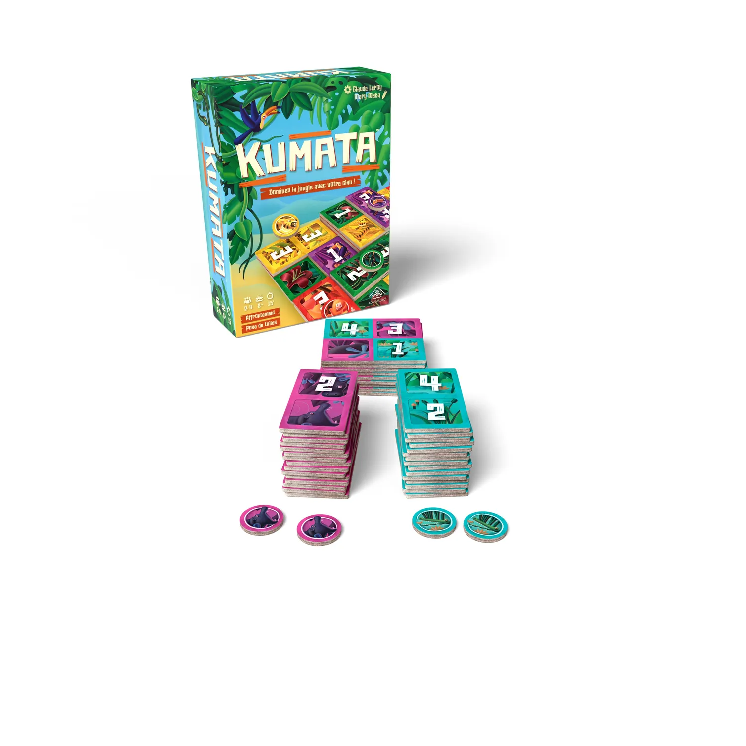 Cosmoludo Kumata Dominospiel hoch stapeln