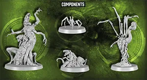 Pendragon The Thing Aliens Miniaturen Set 4-teilig