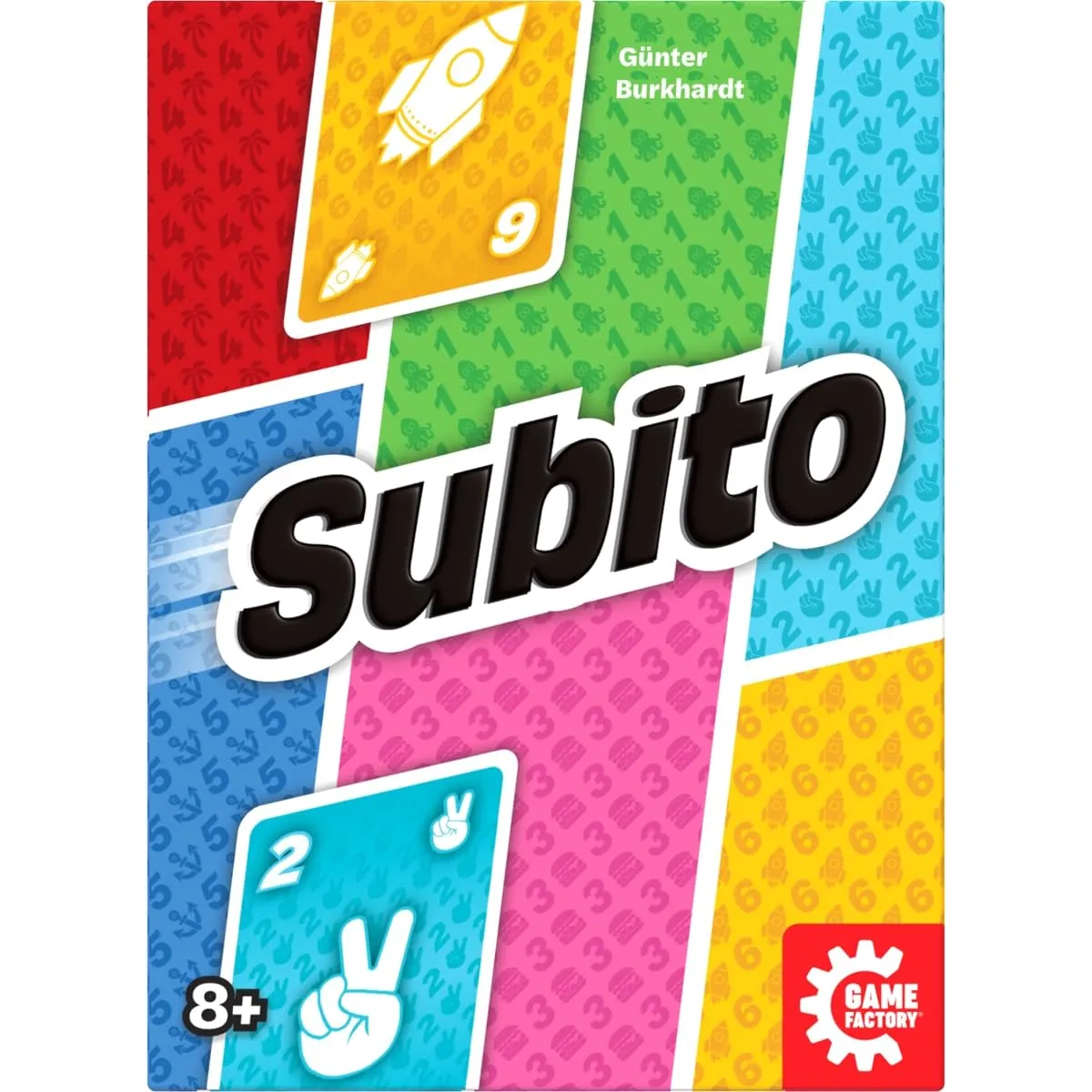 Game Factory Subito 646064 Kartenspiel 2-4 Spieler schnell