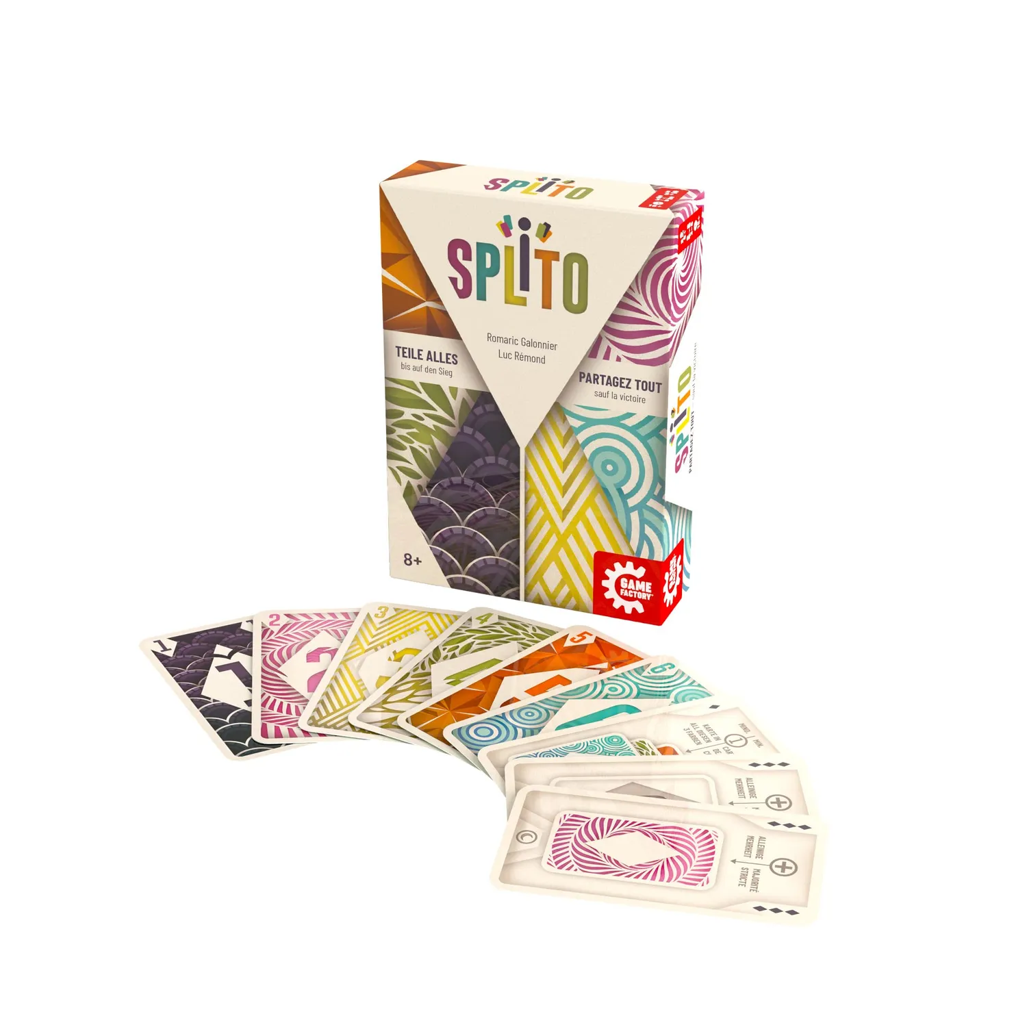 Game Factory Splito 646316 Kartenspiel 3-8 Spieler Draft