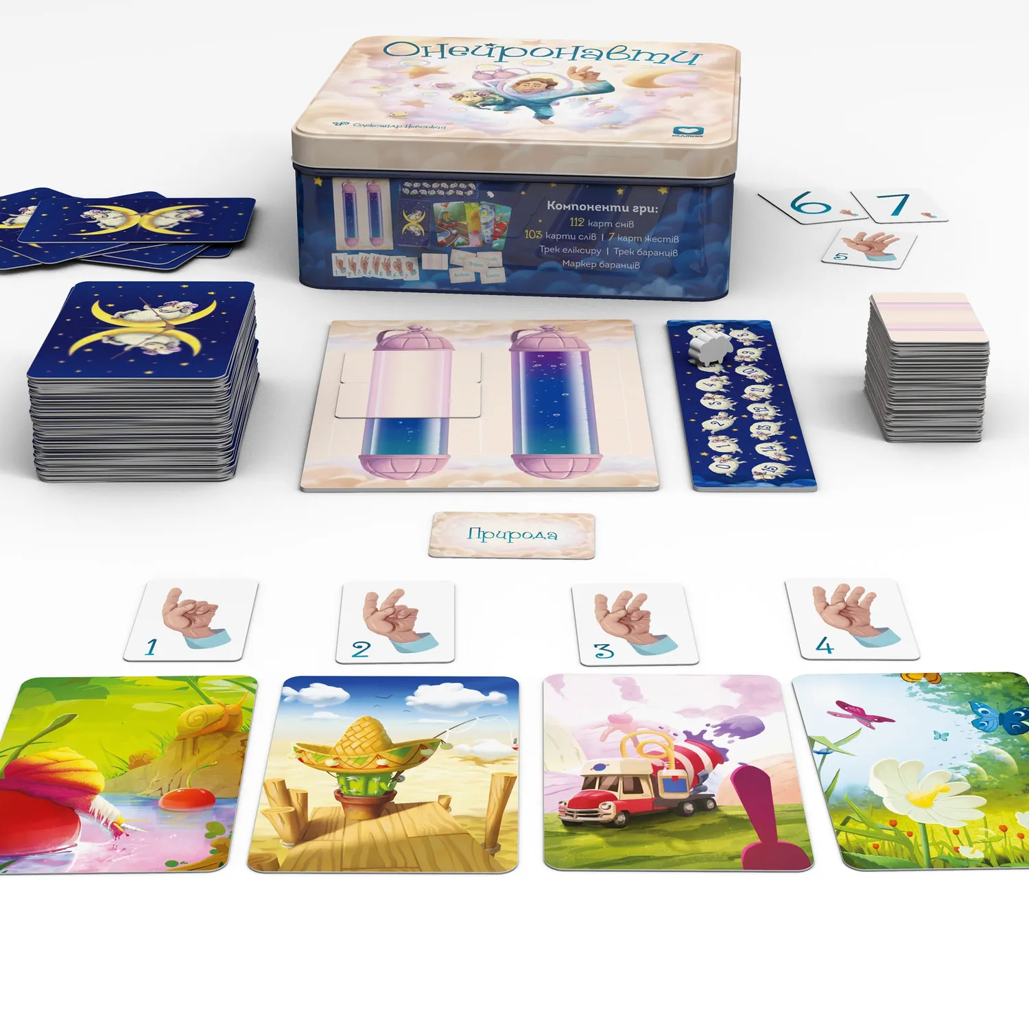IGames Oneyronavty kooperatives Kartenspiel ukrainisch