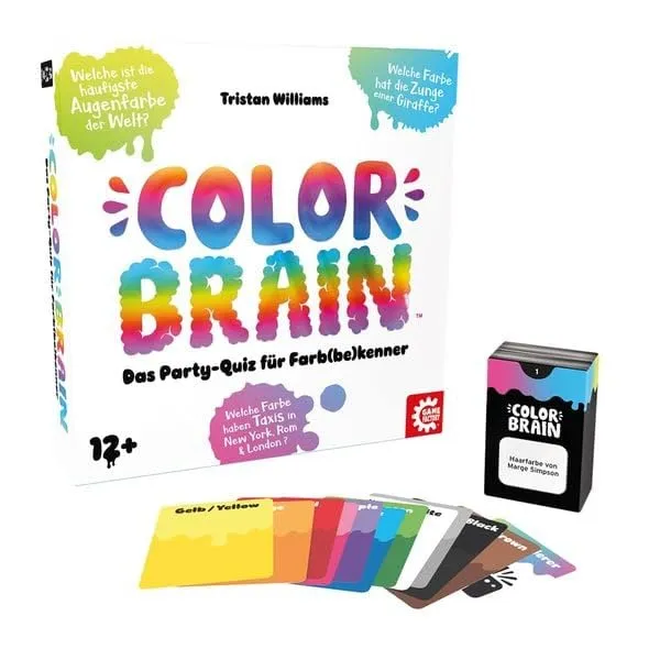 Game Factory Color Brain 646234 Partyspiel Quiz